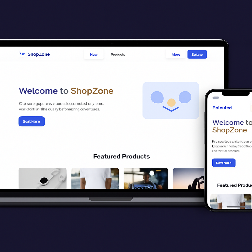 ShopZone E-commerce Website - Full-stack JavaScript Project by Mohamed Abdelnaser